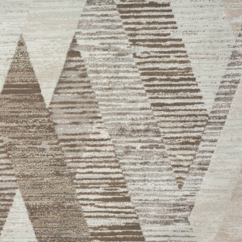 Teji Geometric Area Rug By HomeRoots - 4' x 6'
