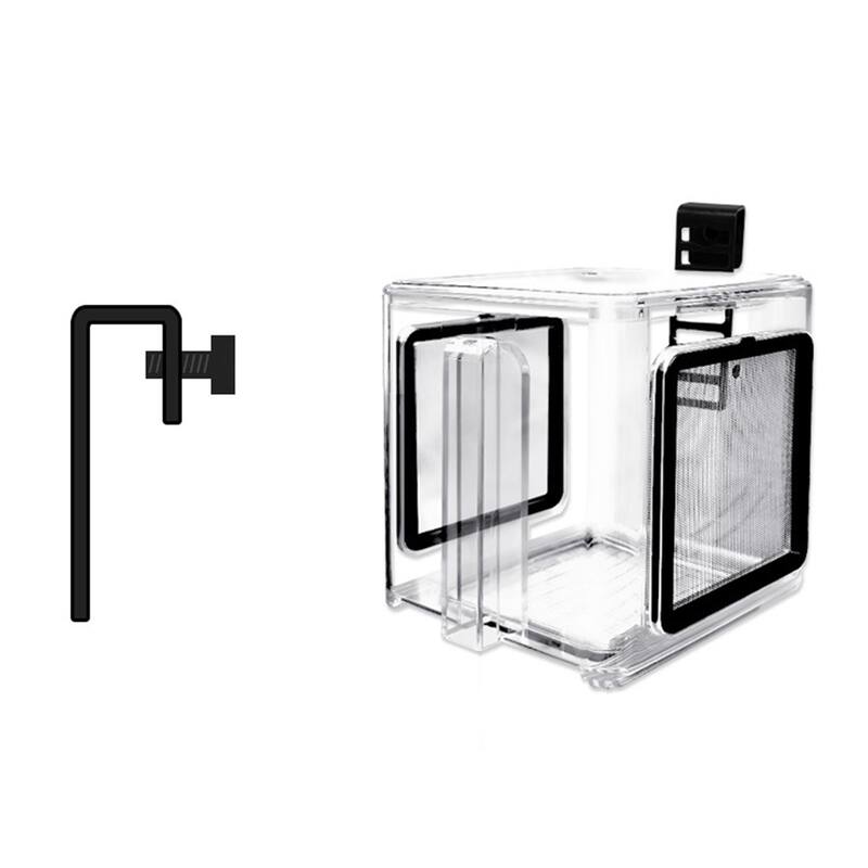 Fish Tank Breeding Isolation Box With Detachable Mesh - 15*15*15cm
