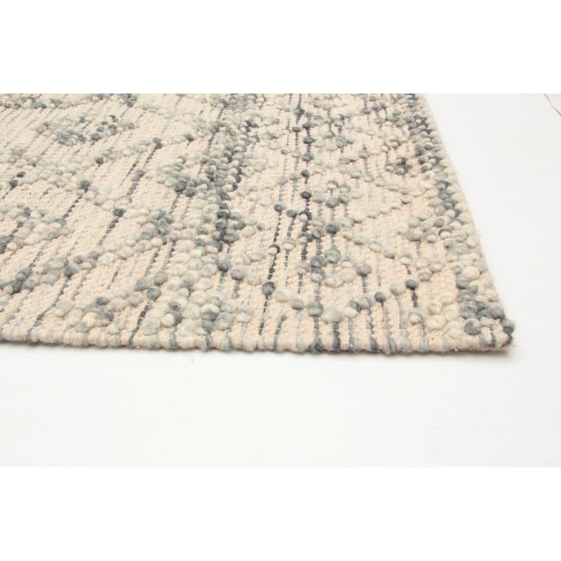 ECARPETGALLERY Braid weave Sienna Cream Wool Rug - 5'0 x 8'0
