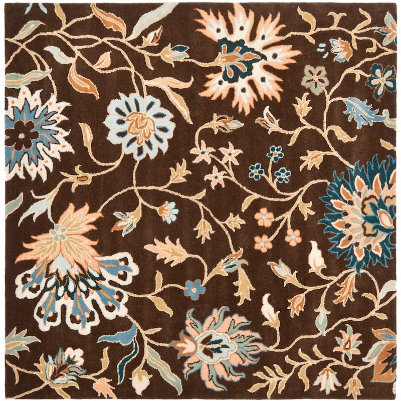 SAFAVIEH Handmade Jardin Dafne Country Floral Wool Rug