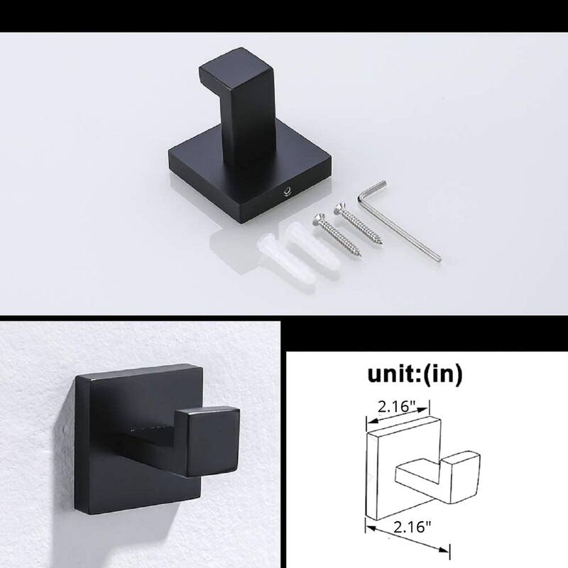 Interbath 5 Pieces Bathroom Hardware Accessories Set