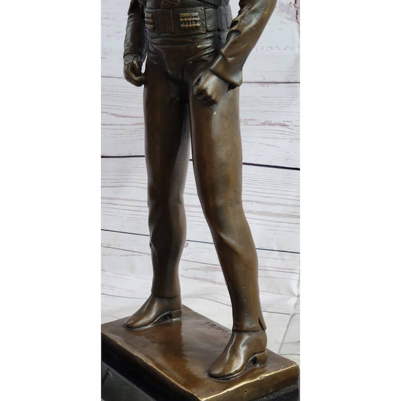 Hand Made Original Artwork By Aldo Vitaleh Michael Jackson Bronze Sculpture Figurine