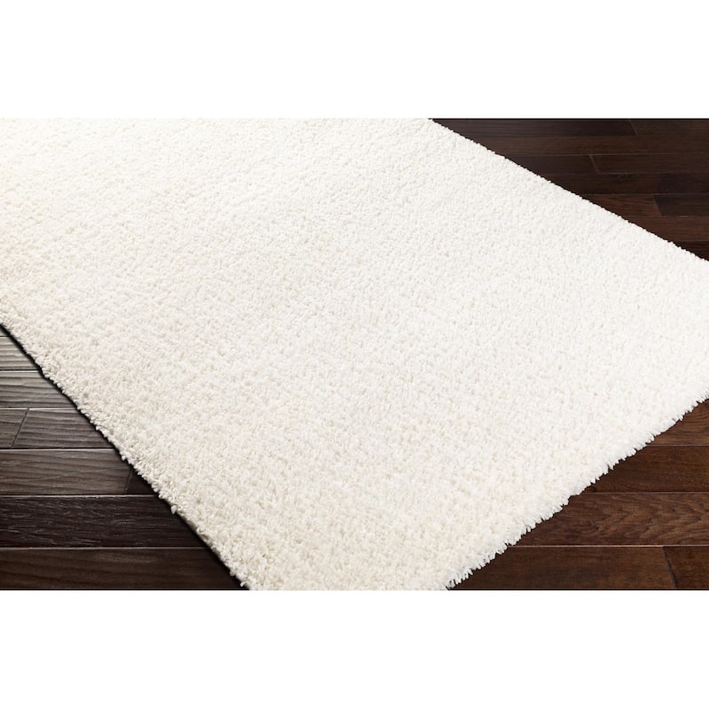Livabliss Deluxe Shag Minimalist Medallion Area Rug