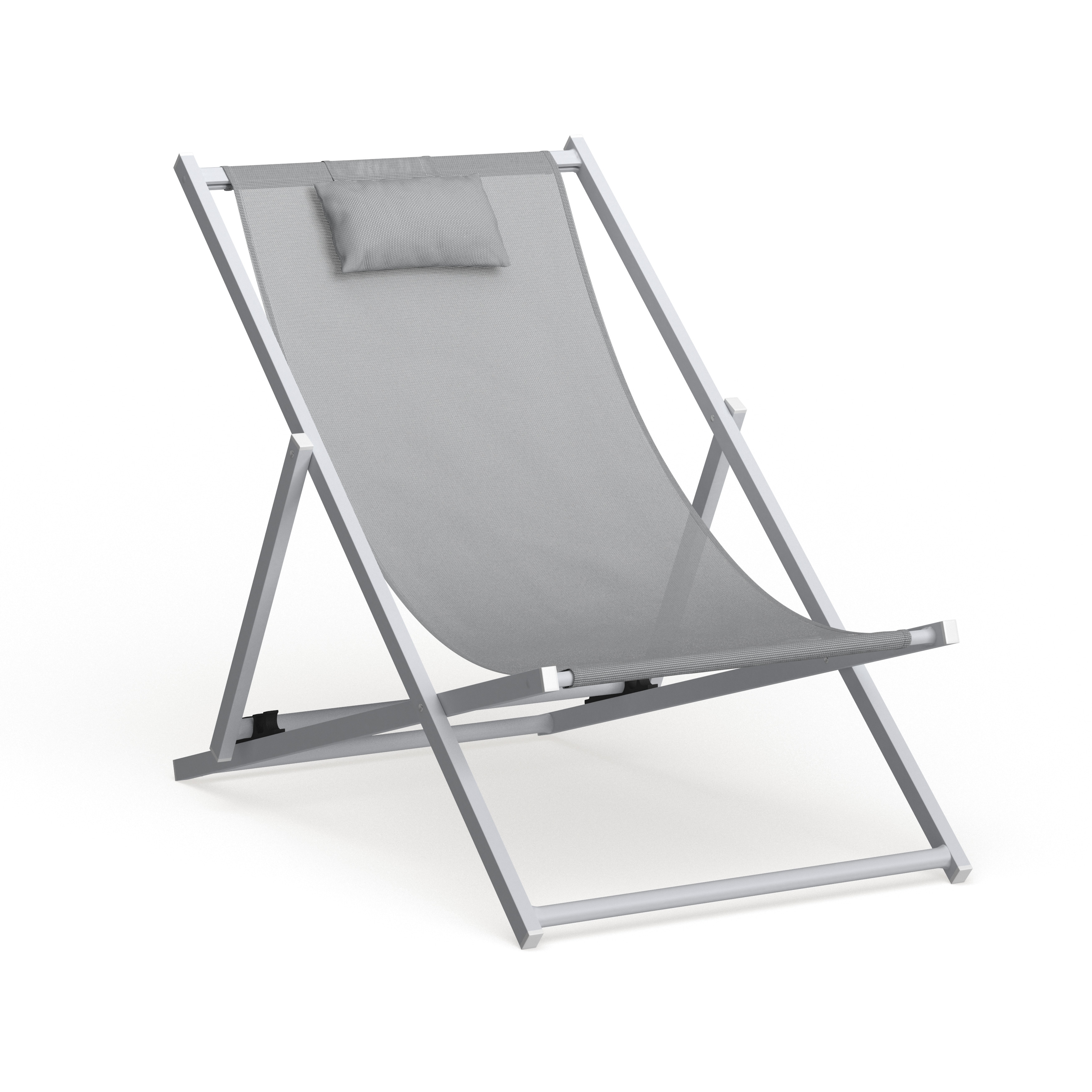 Wilson & fisher blue sling folding lounger hot sale