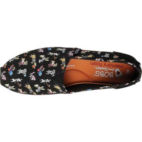 skechers bobs memory foam black