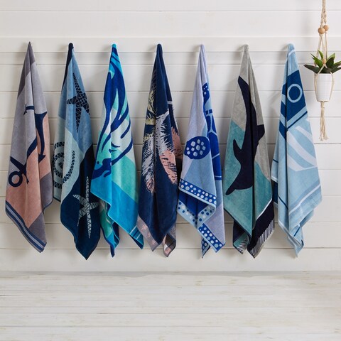 Luxurious Cotton Printed Beach Towel