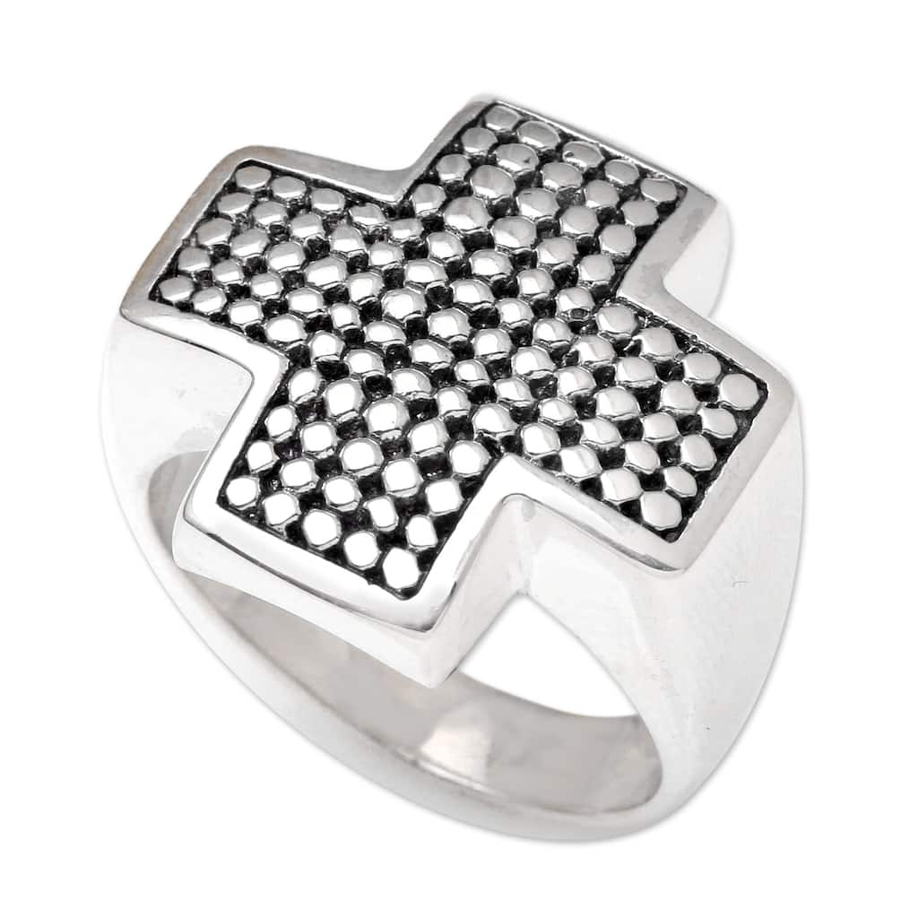 Novica Handmade Saving Grace Men'S Ring