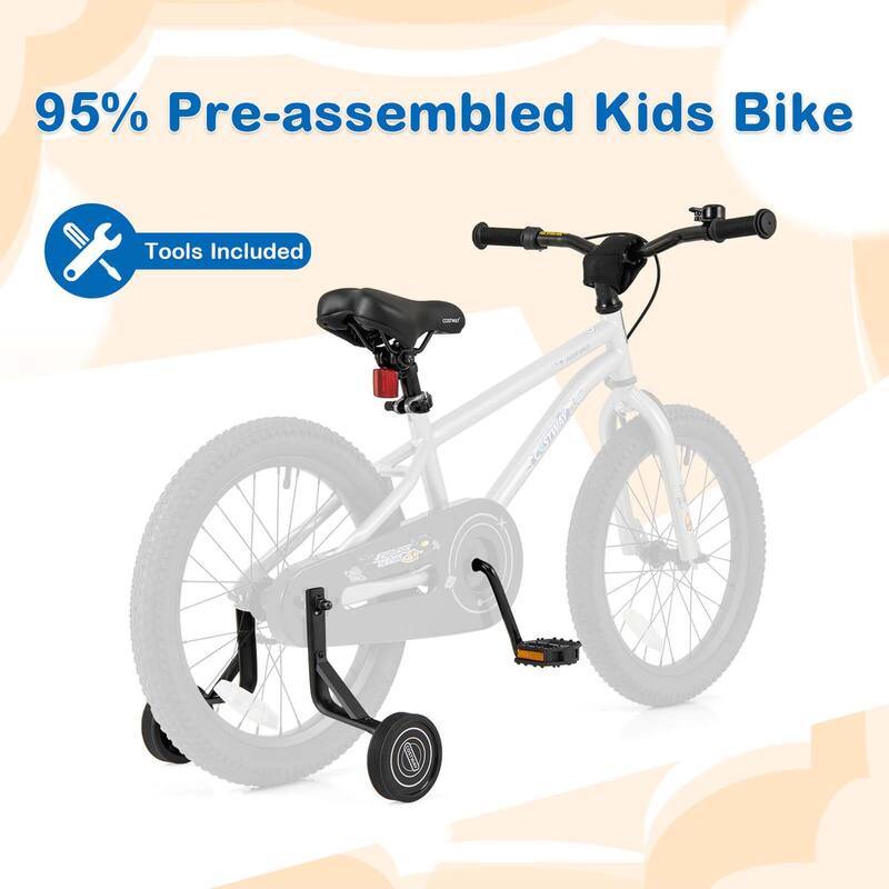 Costway 14/16/18-Inch Kid’s Bike for 4-7 Years Old with Adjustable - See Details