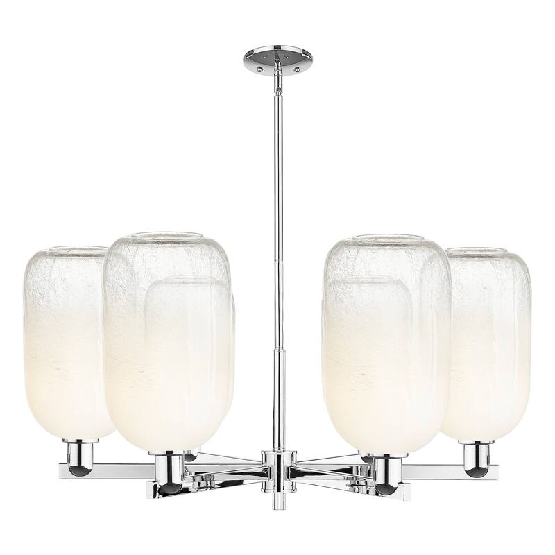 Innovations Lighting Downtown Urban - Brookhaven Cloche - 6 Light 24" Stem Hung Chandelier