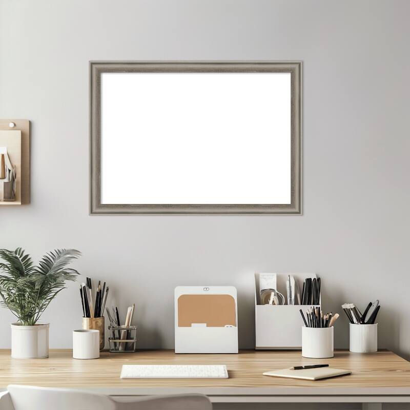 Amanti Art Salon Scoop Gold Framed Dry Erase Magnetic Board