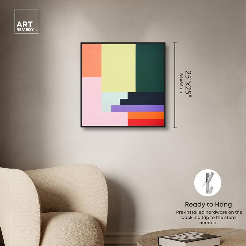 Rectilinear Rhapsody II Canvas by Art Remedy