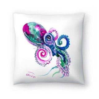 Octopus 5 - Decorative Throw Pillow
