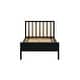 preview thumbnail 7 of 24, Max and Lily Scandinavian Twin-Size Bed with Slatted Headboard