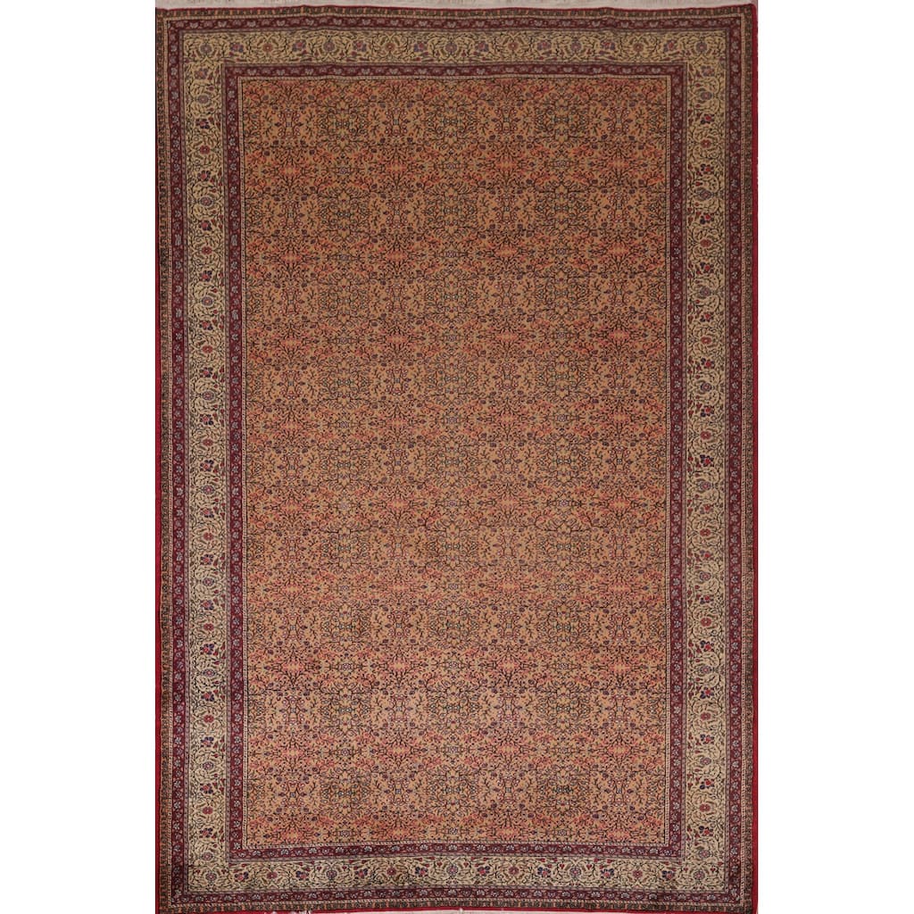Anatolian Turkish Vintage Rug Handmade Living Room Wool Carpet - 6'6" X 9'7"