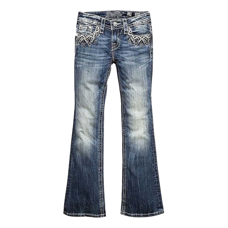 Miss Me Denim Jeans Girls Rebel Soul Bootcut 8 Med Wash Overstock 18178746