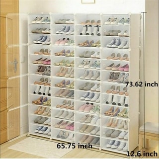 18 Pack Stackable Shoe Storage Boxes Foldable Plastic Shoe Organizer - On  Sale - Bed Bath & Beyond - 33951823