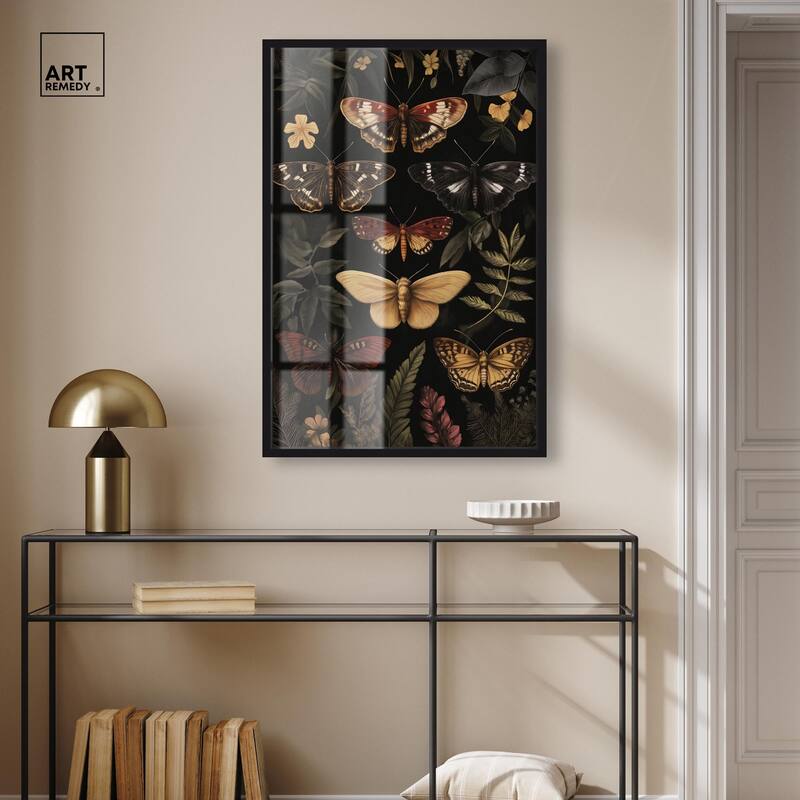 Winged Visitors III Shadowbox by Art Remedy