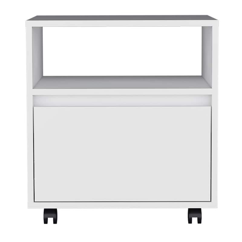 Modern Style Bedroom Nightstand With One Drawer