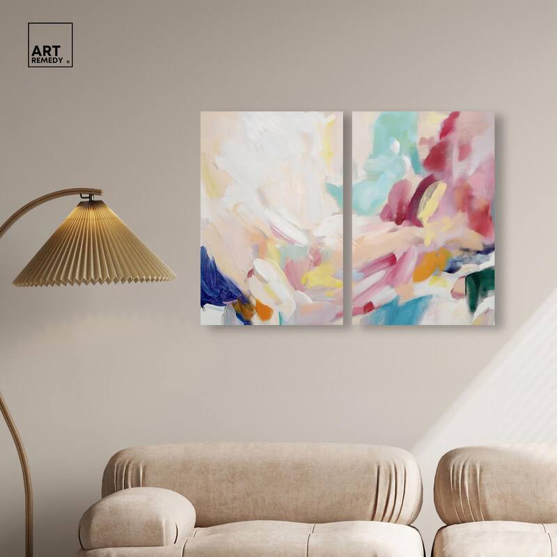 Unbridled Spirit I Canvas Set of 2 by Art Remedy, Gallery Wrapped
