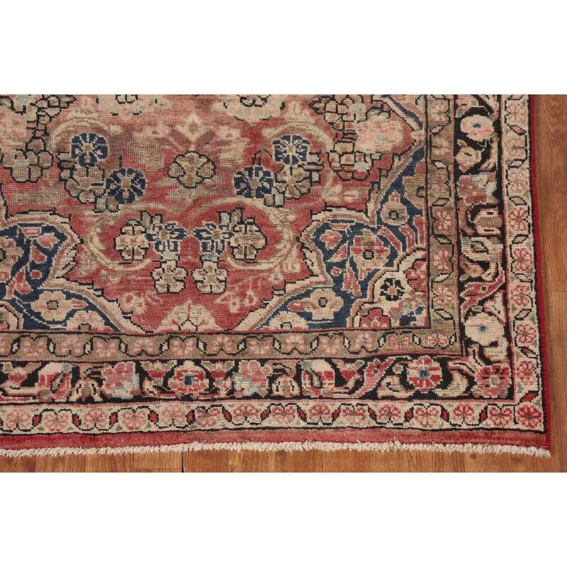 Mahal Antique Persian Area Rug Handmade Wool Carpet - 4'3"x 6'5"