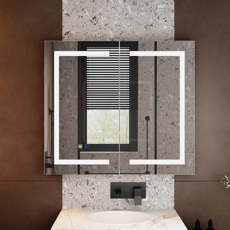 Bath Vanity Anti-Fog LED Medicine Cabinet Style Meets Functionality