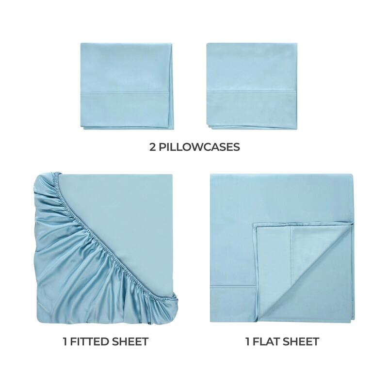 Superior Modal From Beechwood 400 Thread Count Deep Pocket Bed Sheet Set