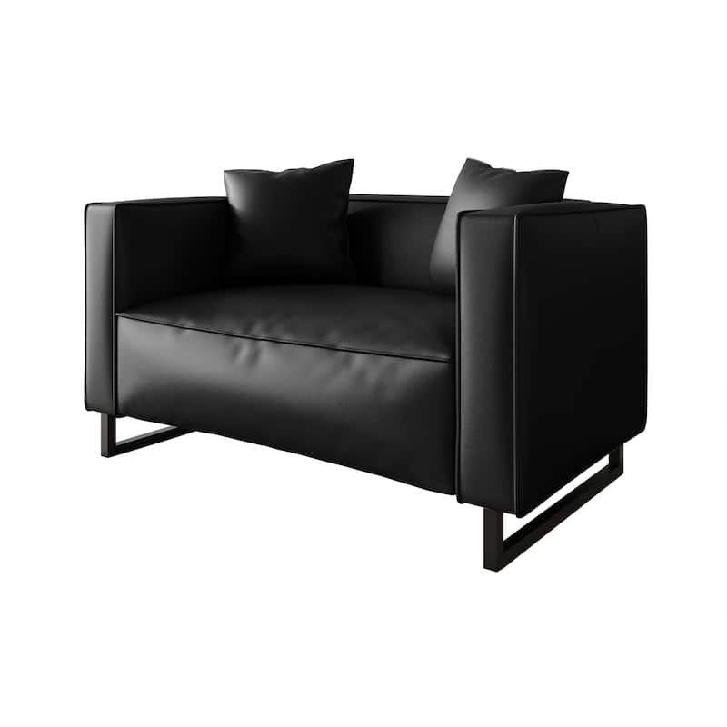 CraftPorch Mid Century Modern Upholstered Loveseat