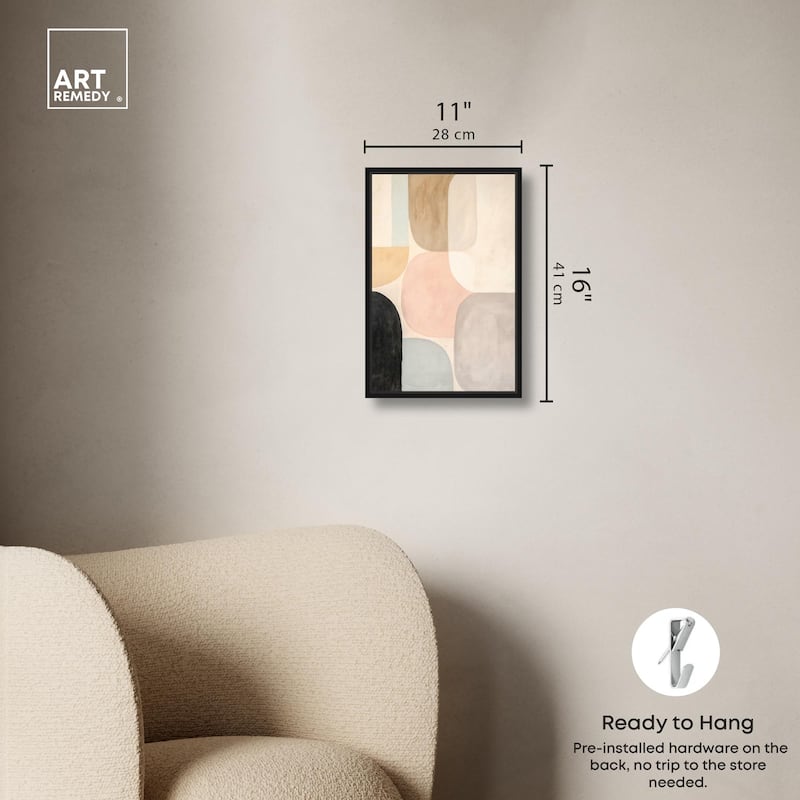 Soft Cubism II Canvas by Art Remedy