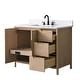 preview thumbnail 14 of 72, Vanity Art Lucerne Freestanding Bathroom Vanity with Stone Top, Hidden Power Station, Hair Dryer Holder, USB Charging Shelf