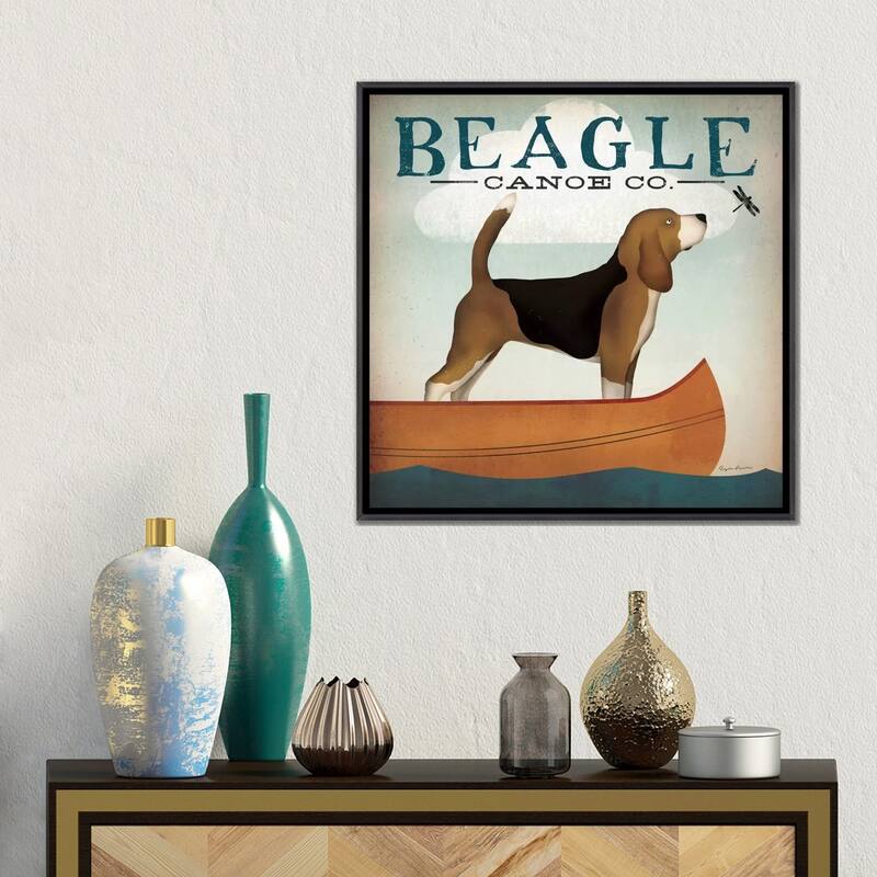 iCanvas "Beagle Canoe Co. " by Ryan Fowler Framed