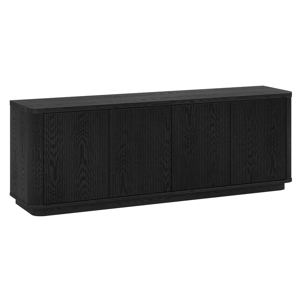Easton Rectangular Fluted TV Stand for TV's up to 75" - 68" Wide