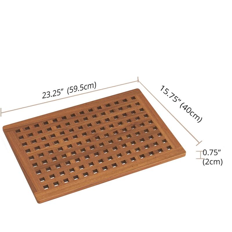 The Original Grate Teak Bath & Shower Mat