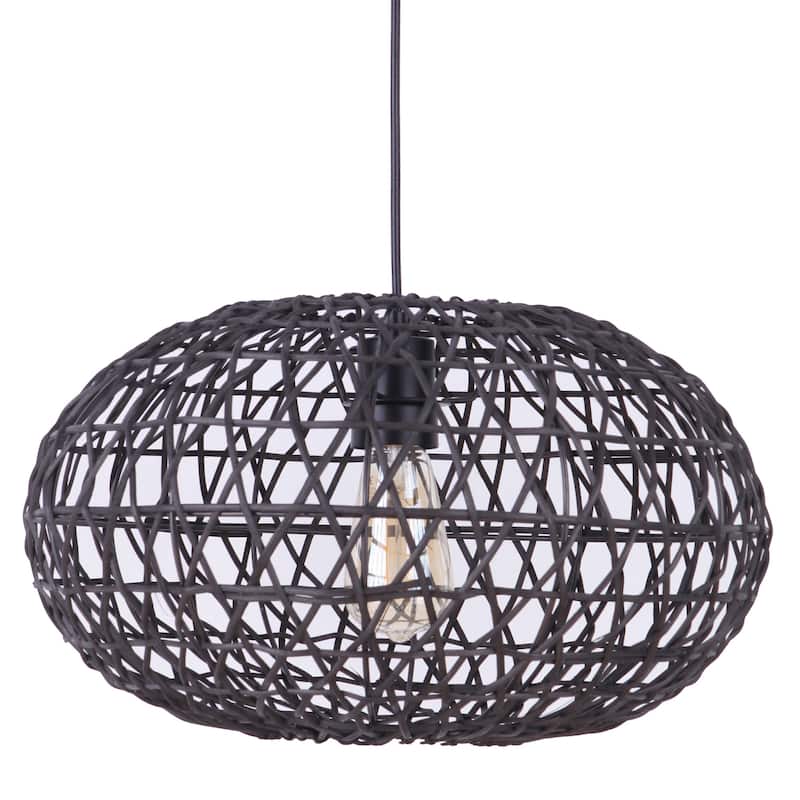 Craftmade Swag Pendants 17" Wide Plug-In Pendant - Flat Black