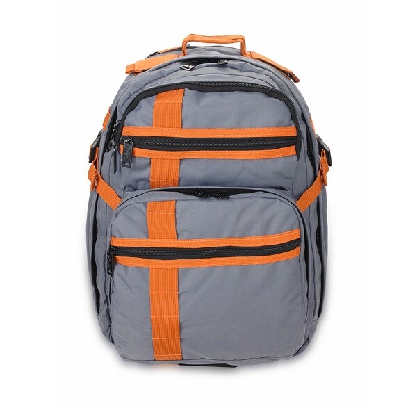 USPeacekeepersINCOG Back Pack BattleshipGrey&Rust 12.5x18x 8 P50325