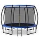 preview thumbnail 4 of 16, 12FT ASTM Approved Recreational Trampoline with Ladder-Black