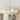 Mid-Century White Linen Tapered Shade Round Candle Style Chandelier