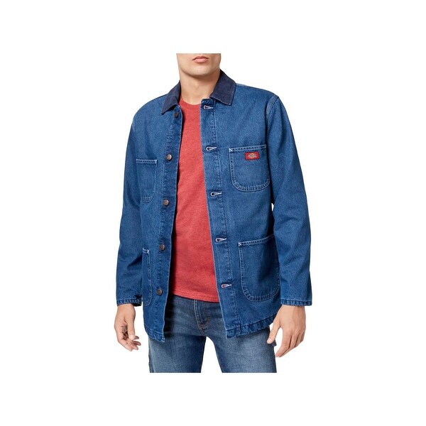 dickies men's denim jacket