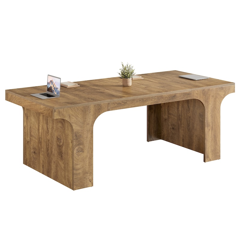 Large Executive Conference Table, Office Meeting Table, Boardroom Computer Writing Desk Workstation Accent Table