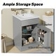 preview thumbnail 2 of 17, Christopher Knight Home - Ethan 20" Bathroom Wooden Vanity with Sink and Storage Cabinet