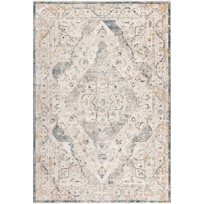 Livabliss Traditional Cardiff Medallion Area Rug
