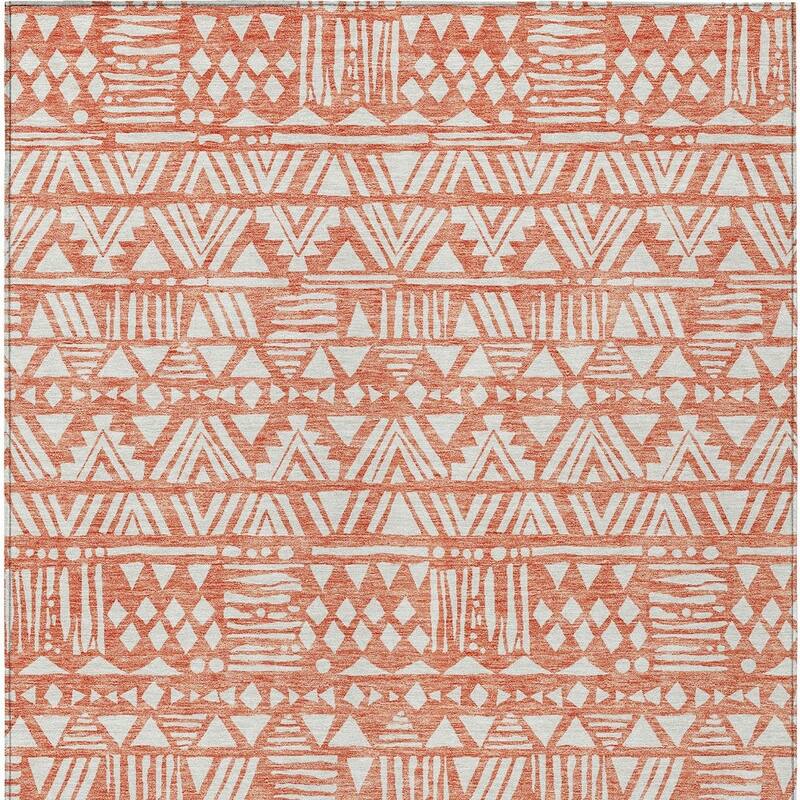 HomeRoots Southwestern Transitional Rectangle Outdoor Rug