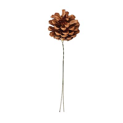 3" Natural Pine Cone Pick, Set of 12 - 8