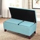 preview thumbnail 10 of 18, Adeco 3-Piece Linen Fabric Storage Ottoman Bench Lift Top Footstool