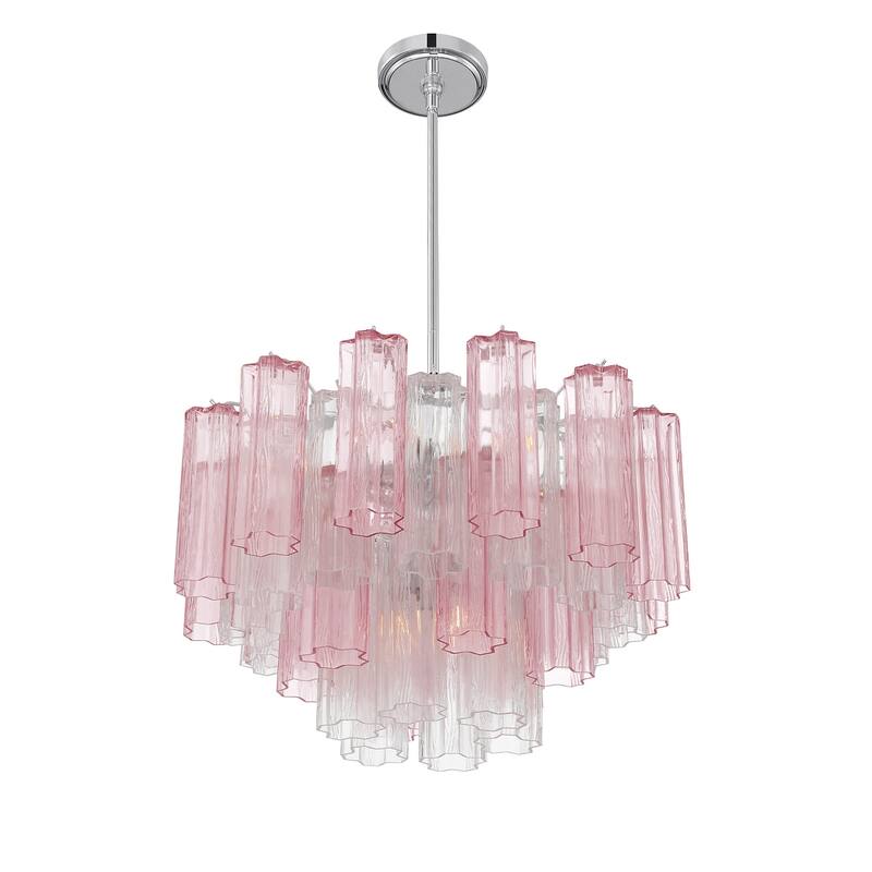 Crystorama Lighting Group ADD-308-SP Addis 9 Light 22" Wide Chandelier