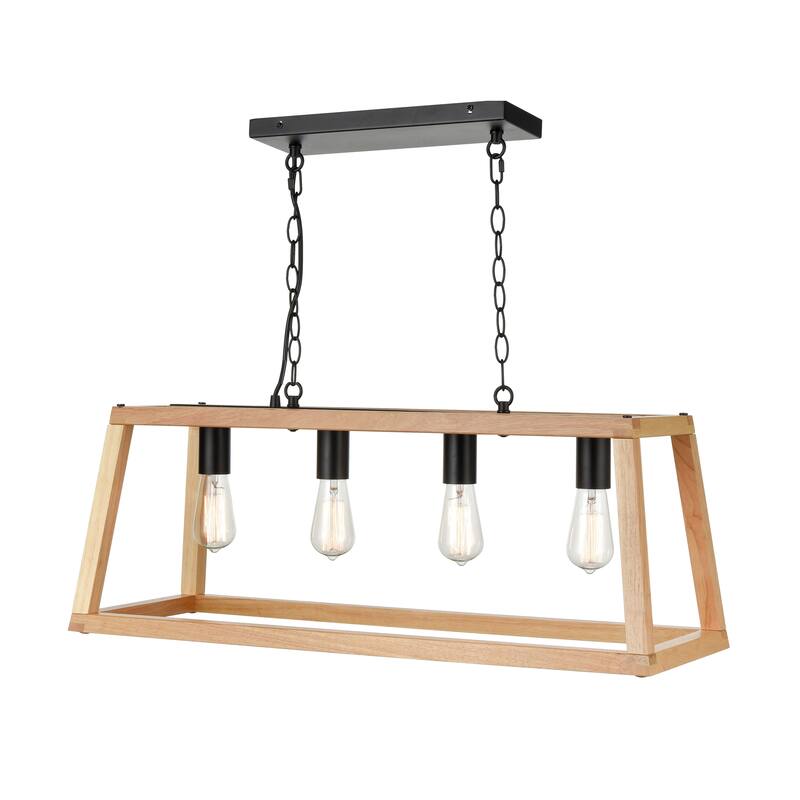 Light Society Bristol Wood Pendant Lamp