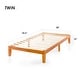 preview thumbnail 61 of 93, 12" Classic Solid Wood Platform Bed Frame