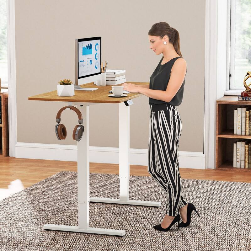 Costway Electric Standing Desk Frame with LED Display Memory Positions