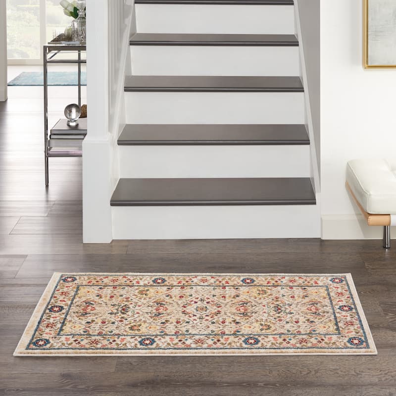 Nourison Revel Traditional Persian Floral Area Rug