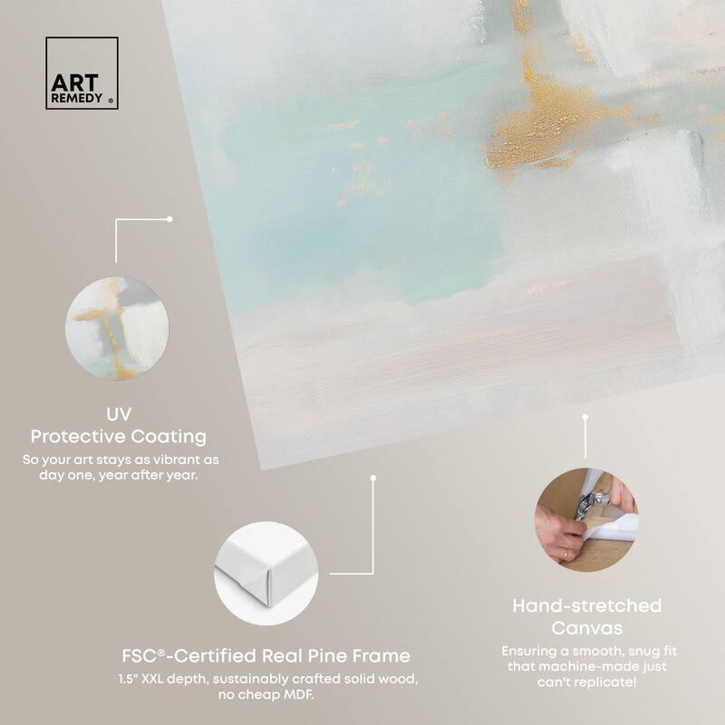 Pale Radiance II Canvas by Art Remedy, Gallery Wrapped