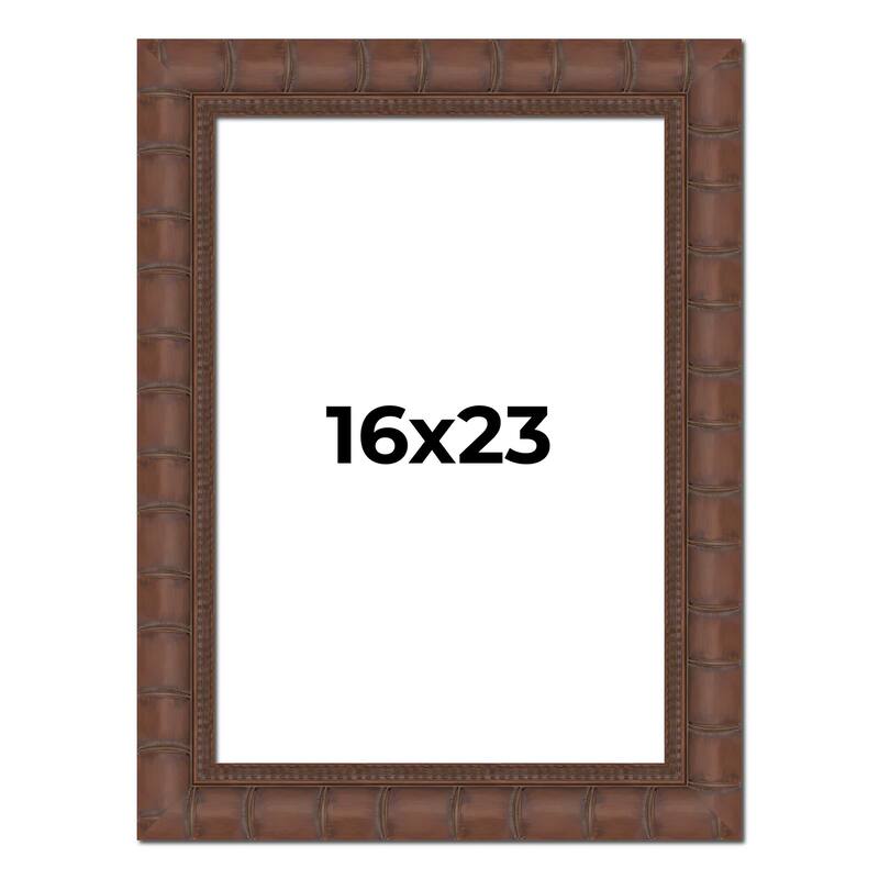 16x23 Frame Pewter Solid Wood Picture Frame Width 1.625 Inches | Interior Frame Depth 0.6875 Inches